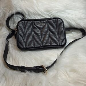 Kate Spade Black Quilted Belt Bag